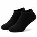 Chaussettes basses 43-46 en textile noir - style uni pour usage quotidien