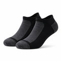Chaussettes basses 35-38 en maille noire et grise pour sport