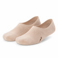 Chaussettes invisibles 35-38 en maille textile beige pour usage quotidien respirantes