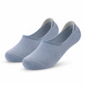 Chaussettes invisibles 39-42 en textile tricoté bleu clair - coupe basse extensible